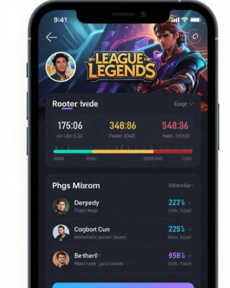 英雄联盟APP界面展示